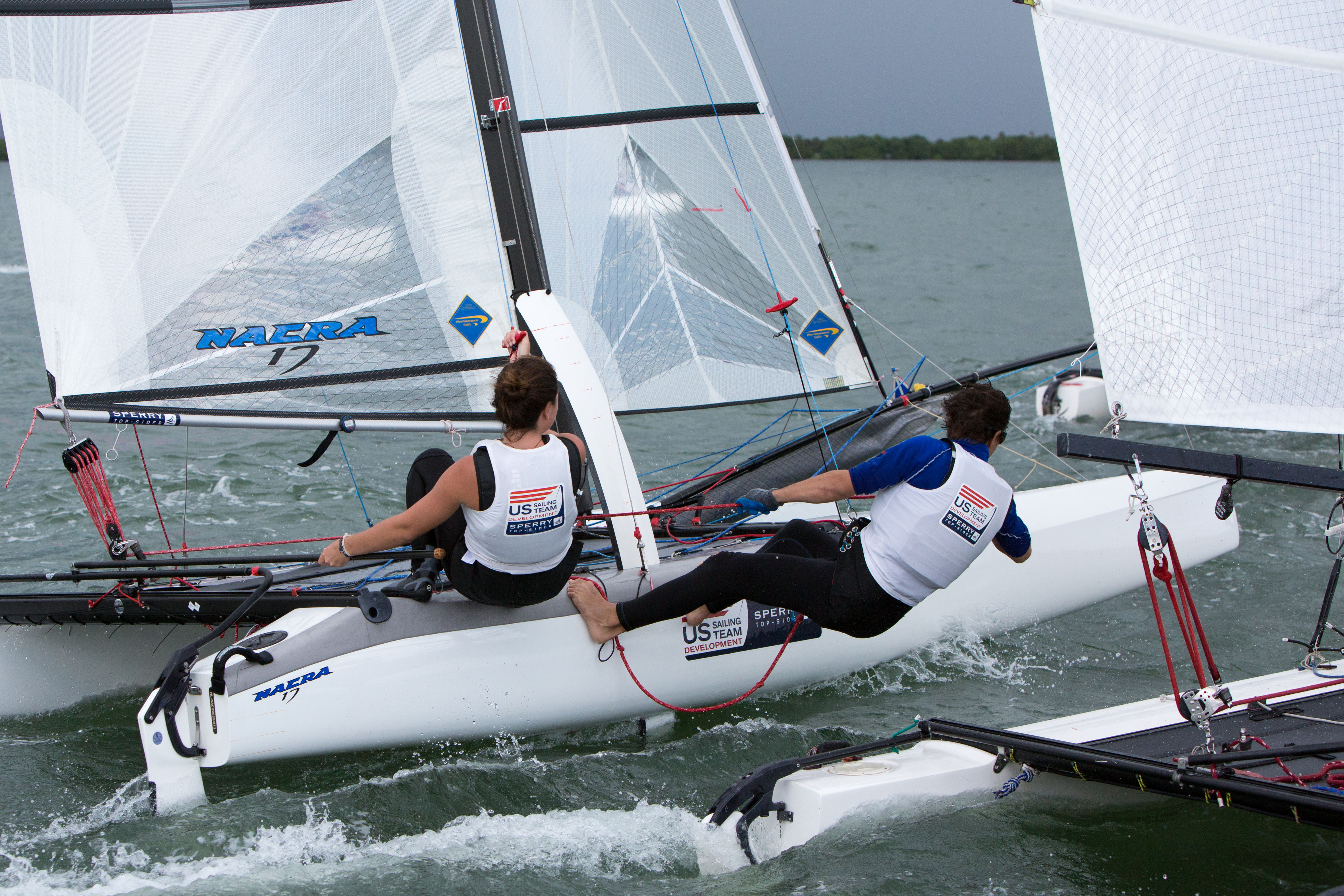 Difficult Conditions for the NACRA 17 in Miami